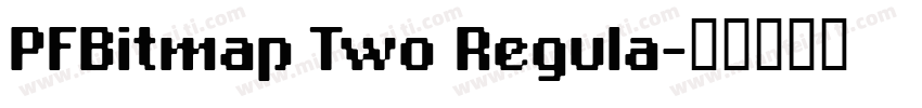 PFBitmap Two Regula字体转换